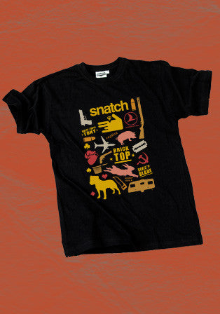 snatch siyah t-shirt - basmatik.com