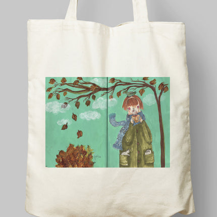 Sonbahar Bez Çanta - basmatik.com