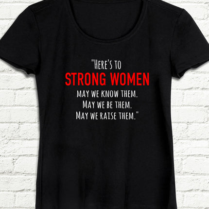 strong woman siyah tişört - basmatik.com