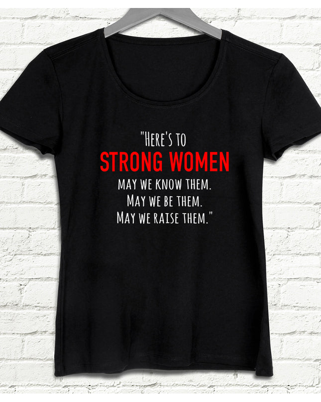 strong woman siyah tişört - basmatik.com