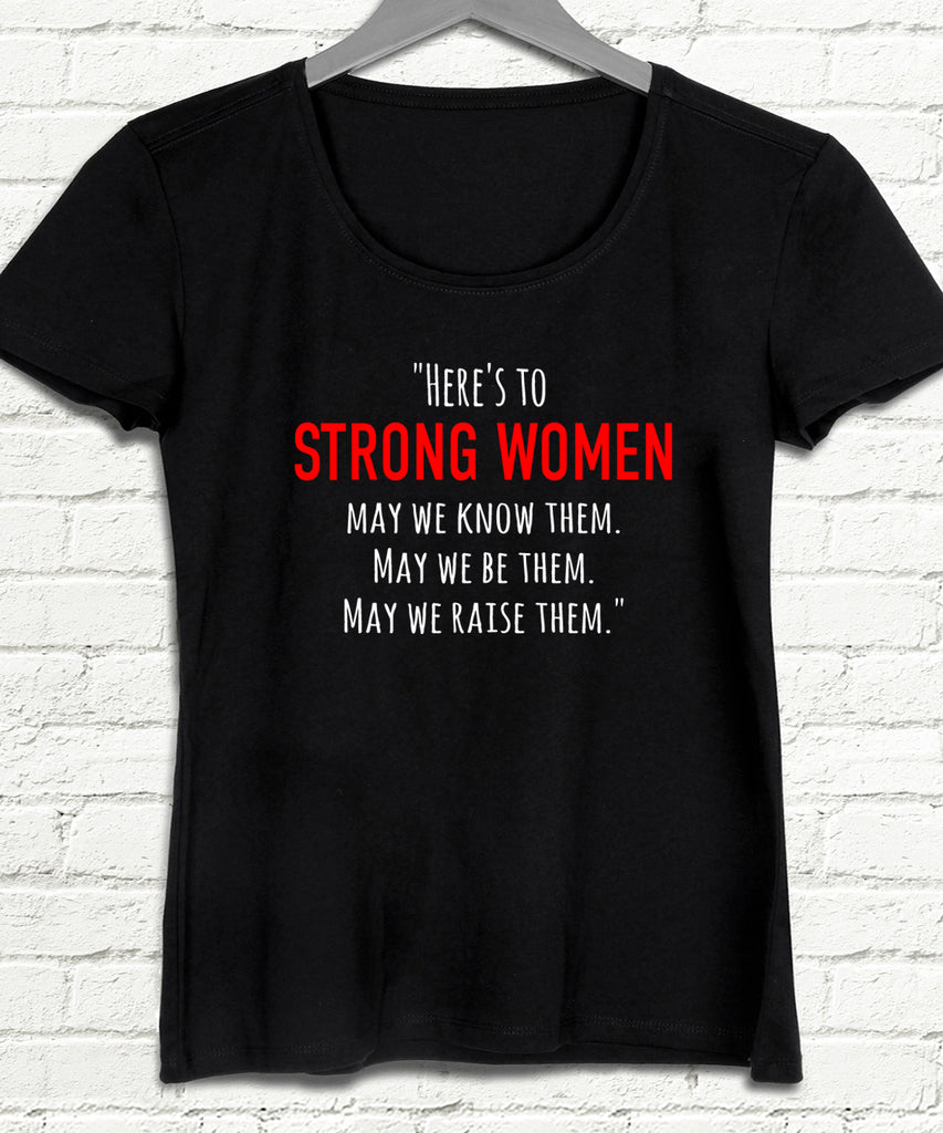 strong woman siyah tişört - basmatik.com
