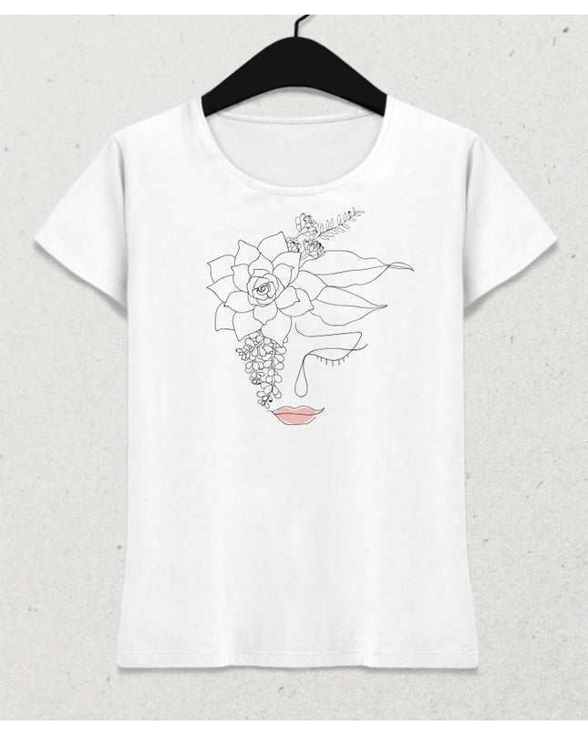 succlent kadın tişört - basmatik.com