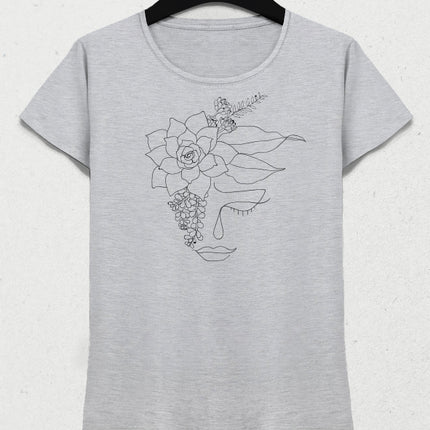 succlent kadın tişört - basmatik.com