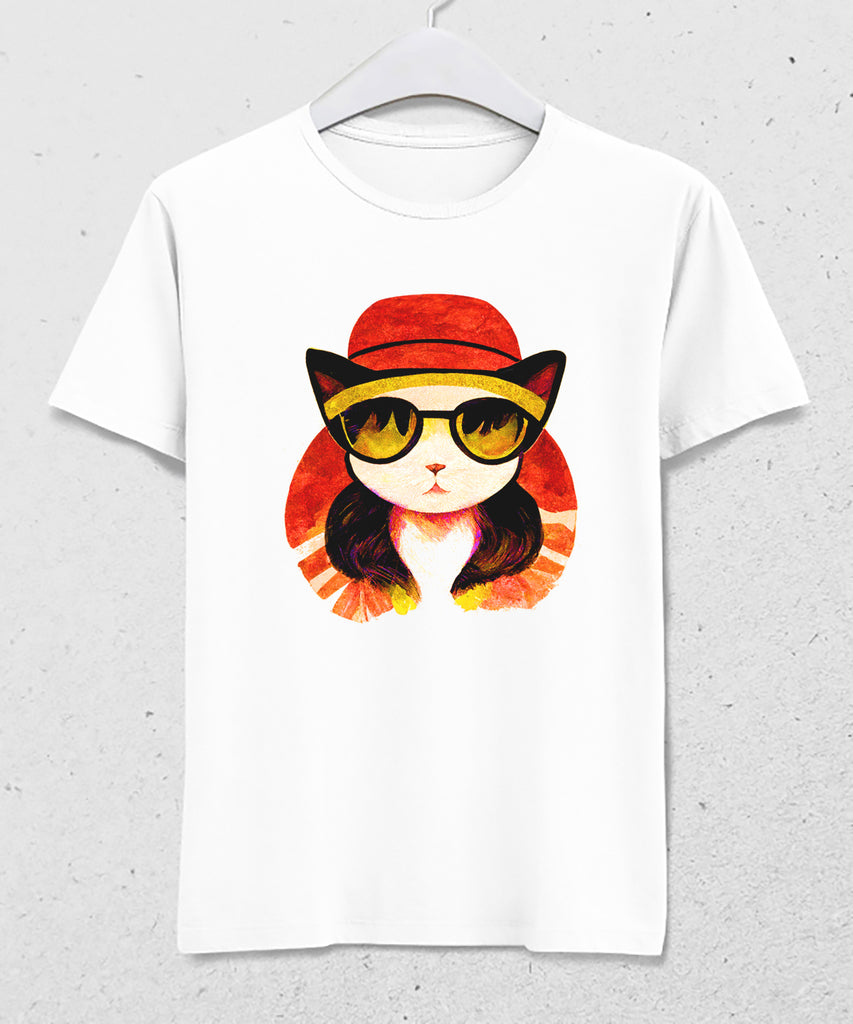 summer cat t-shirt