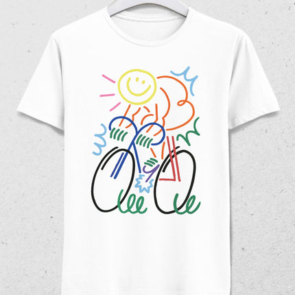 Sun and bike tişört - basmatik.com