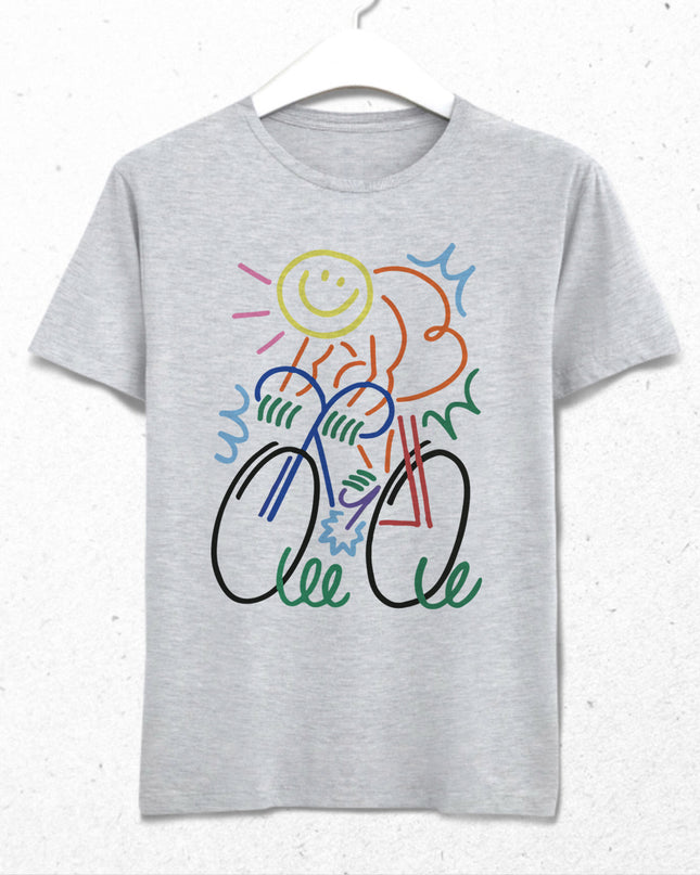 Sun and bike tişört - basmatik.com