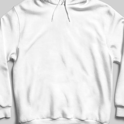 özel tasarım kapşonlu beyaz sweat - basmatik.com