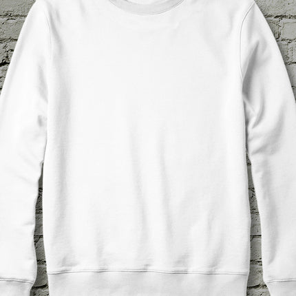 özel tasarım beyaz sweatshirt - basmatik.com