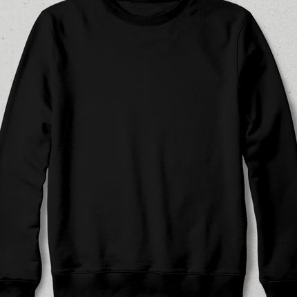 özel tasarım siyah sweatshirt - basmatik.com