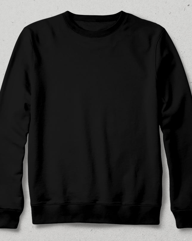 özel tasarım siyah sweatshirt - basmatik.com