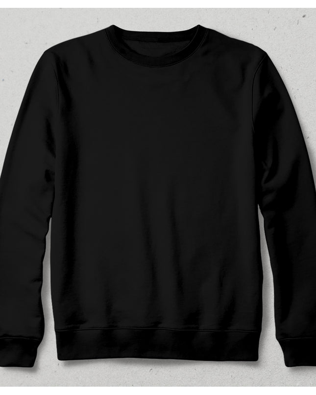 özel tasarım siyah sweatshirt - basmatik.com