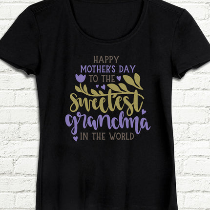 Sweetest  siyah tişört - basmatik.com