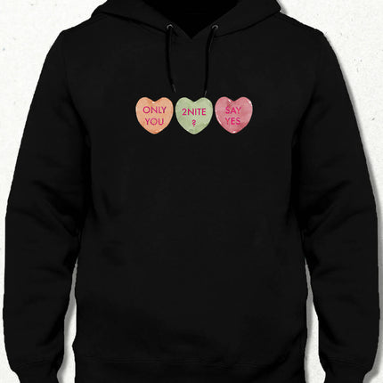 Valentine's I, Kalpli Slogan Sweatshirt