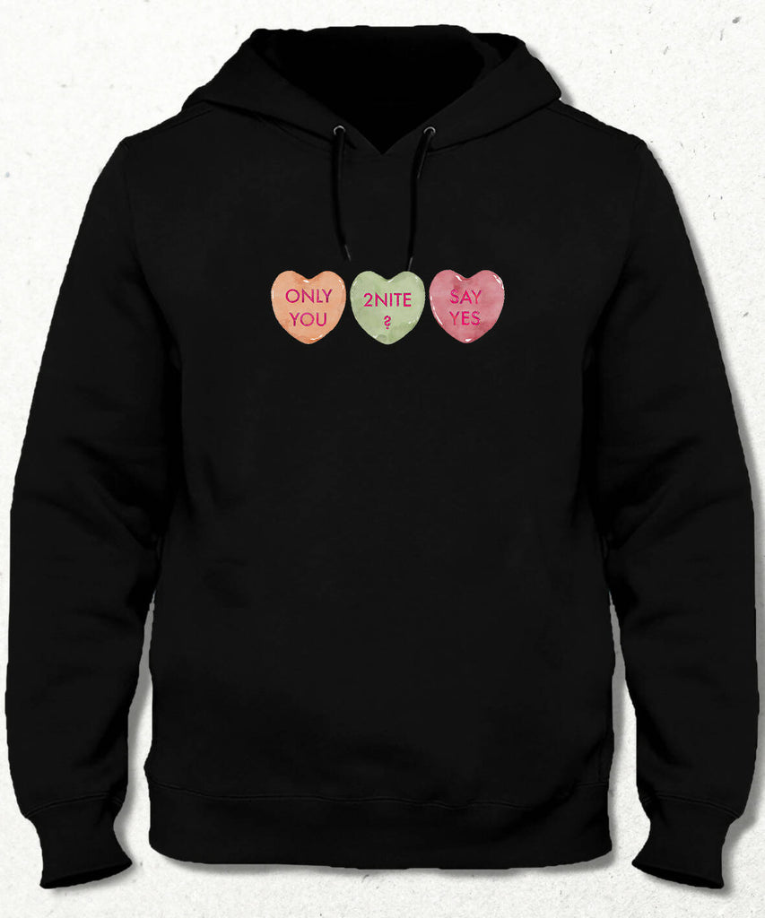 Valentine's I, Heart Slogan Sweatshirt