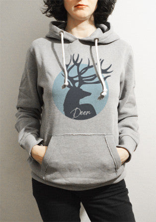 blue deer sweatshirt - basmatik.com