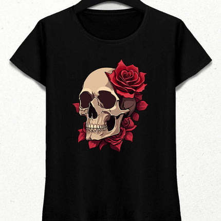 skull and rose 