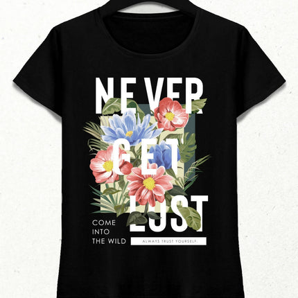 Never Get Lost Kadın Streetwear Tasarım T-shirt
