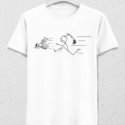 Sinek Kovalayan Erkek Tişört - basmatik.com