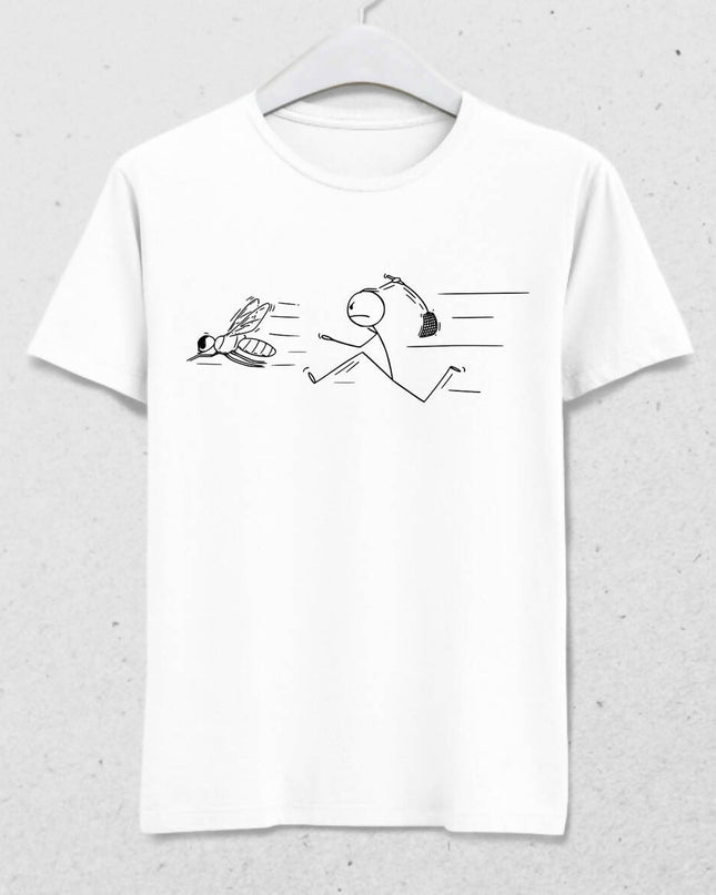 Sinek Kovalayan Erkek Tişört - basmatik.com