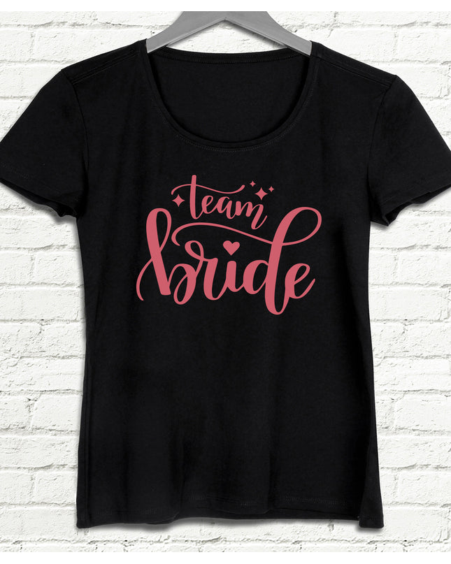 Team bride star, siyah tişört - basmatik.com