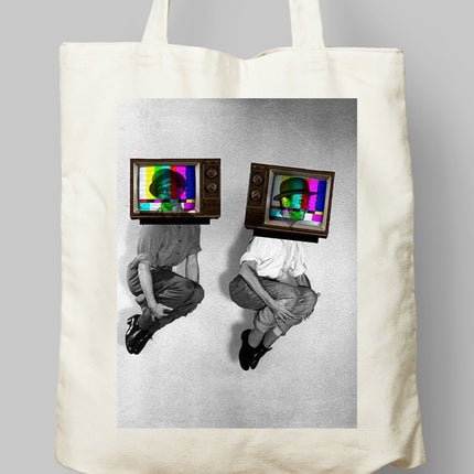 Televizyon Kutucuğu Bez Çanta - basmatik.com