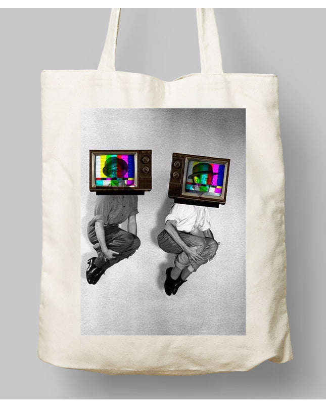 Televizyon Kutucuğu Bez Çanta - basmatik.com