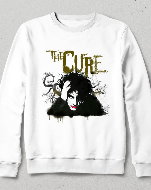 The cure beyaz sweatshirt - basmatik.com