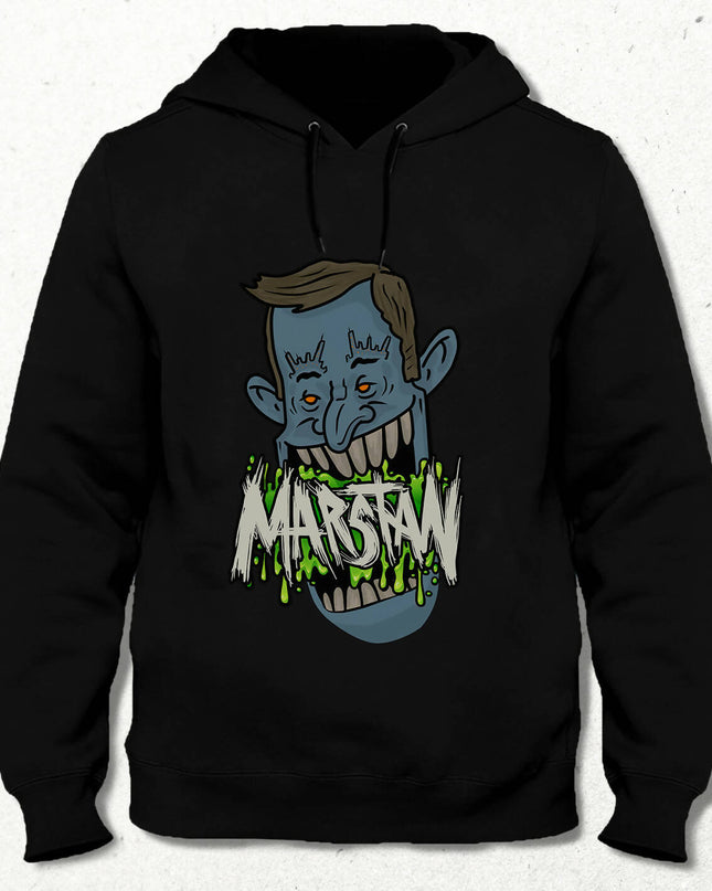 Marstan Canavar Kapüşonlu Sweatshirt - Unisex / Siyah, Gri, Beyaz