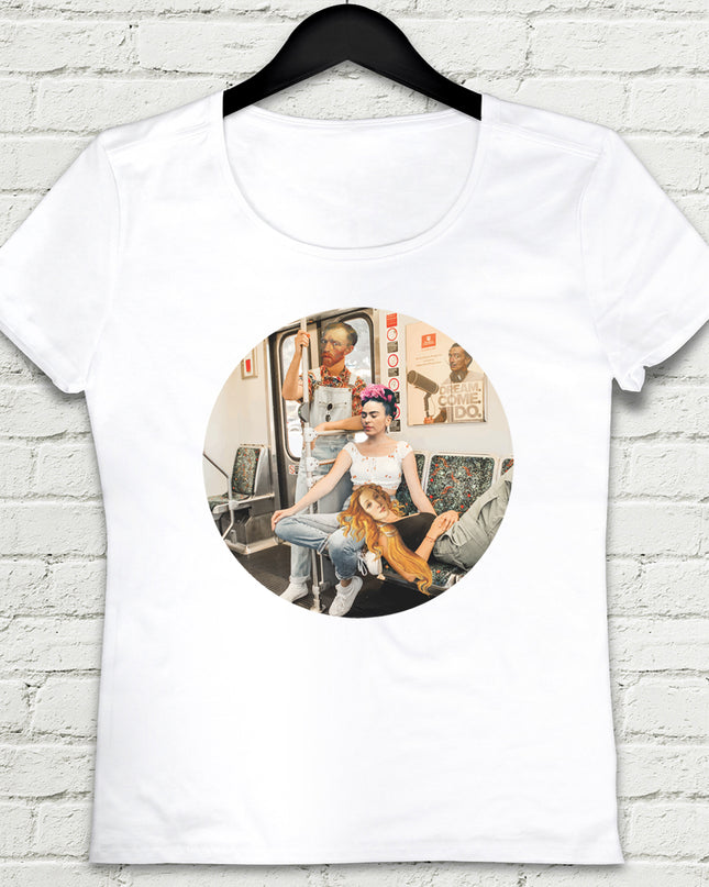 Trip Beyaz Tshirt - basmatik.com