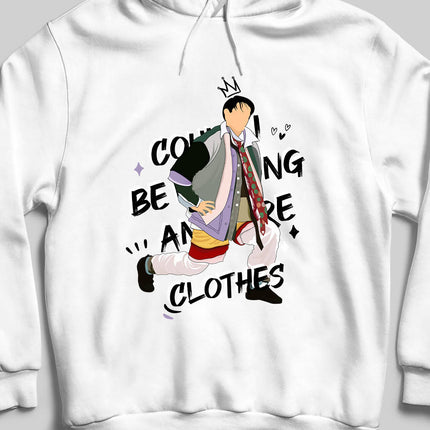 Friends Joey Tribbiani Could I Be Wearing Anymore Clothes Beyaz Swetshirt - basmatik.com