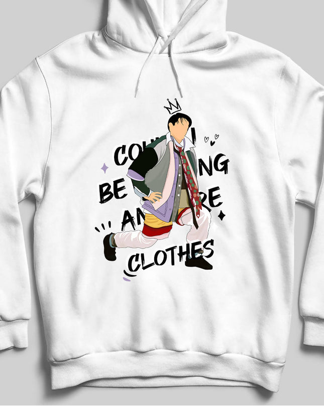 Friends Joey Tribbiani Could I Be Wearing Anymore Clothes Beyaz Swetshirt - basmatik.com