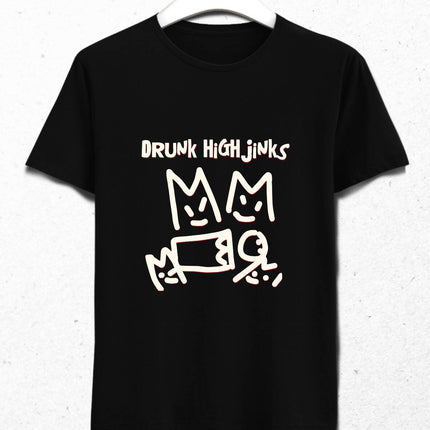 Drunk High Jinks HGÖ Kapak Erkek Tişört