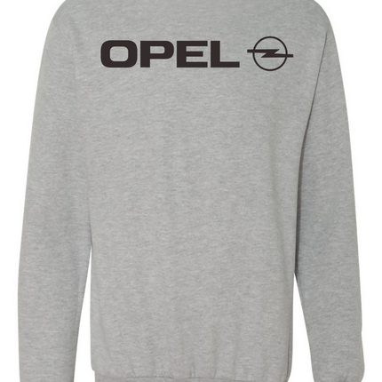 OPEL ön ve arka baskılı gri sweatshirt