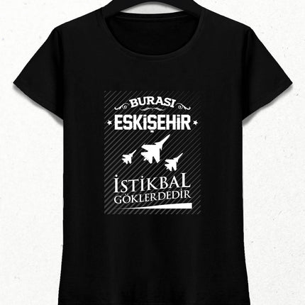 Burası Eskişehir - 7 / Kadın Tshirt - basmatik.com
