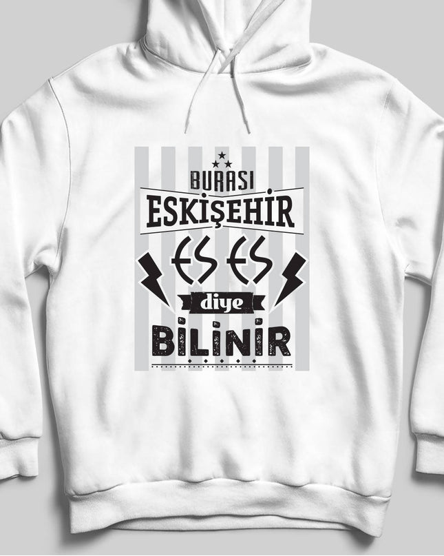 Kapüşonlu Sweatshirt - Burası Eskişehir - 6 - basmatik.com