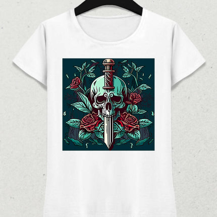 Skull, Rose and Sword 