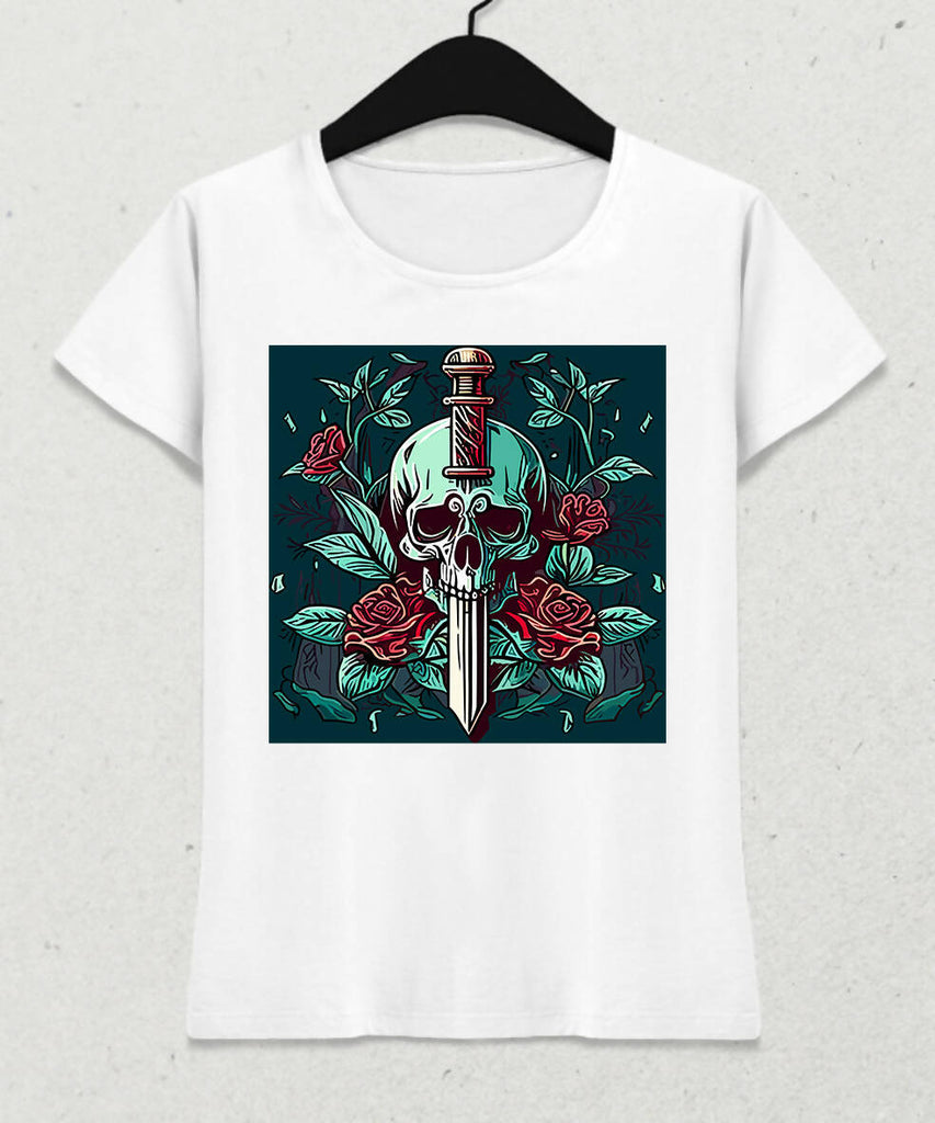 Skull, Rose and Sword 