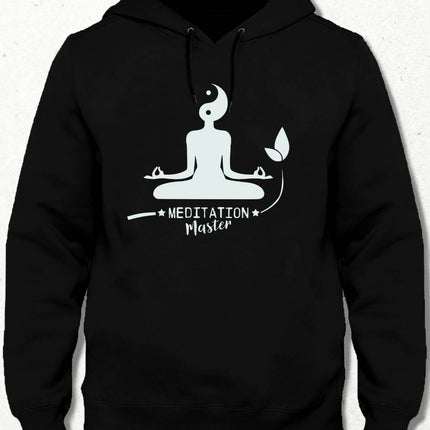 Master - Yoga Kapüşonlu Sweatshirt - basmatik.com
