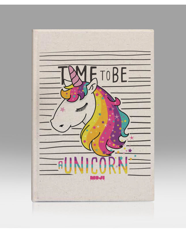 Unicorn kanvas defter - basmatik.com