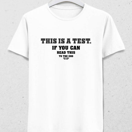Test Erkek Tişört