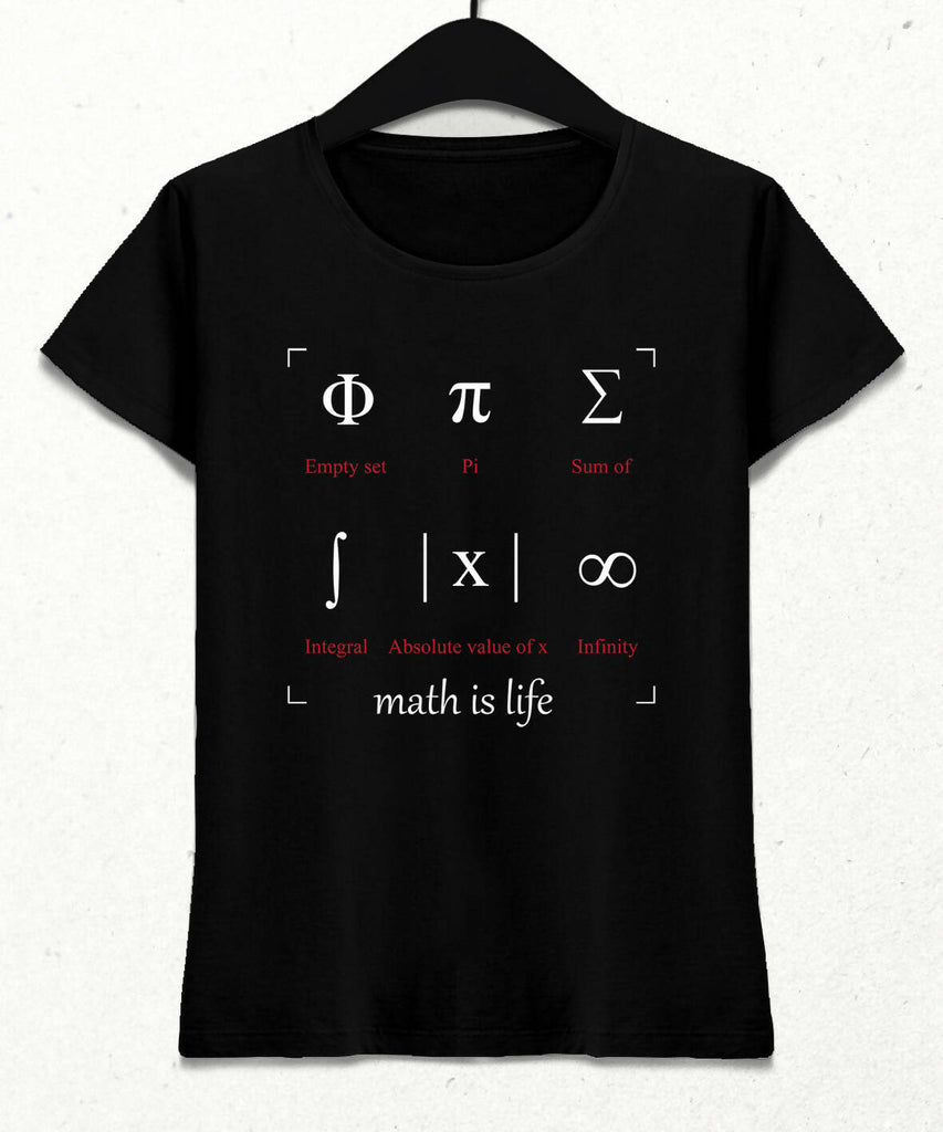 Math is Life Kadın Tişört