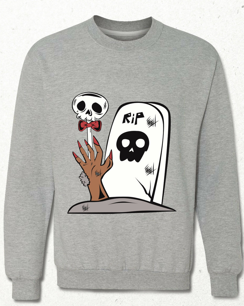 Rest In Peace Skull Sweatshirt