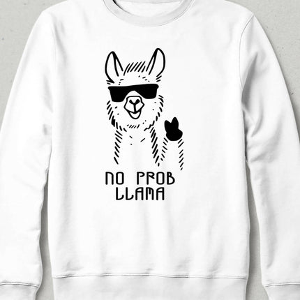 No Prob Llama Sweatshirt - basmatik.com