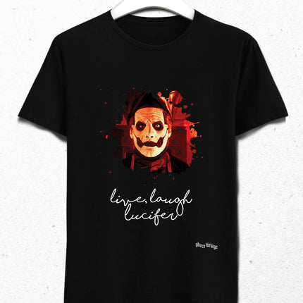 Live Laugh Lucifer Papa Emeritus IV Erkek Tişört