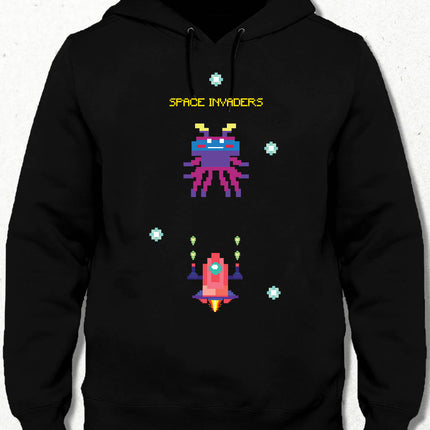 Pixel Space Game Hooded Sweatshirt