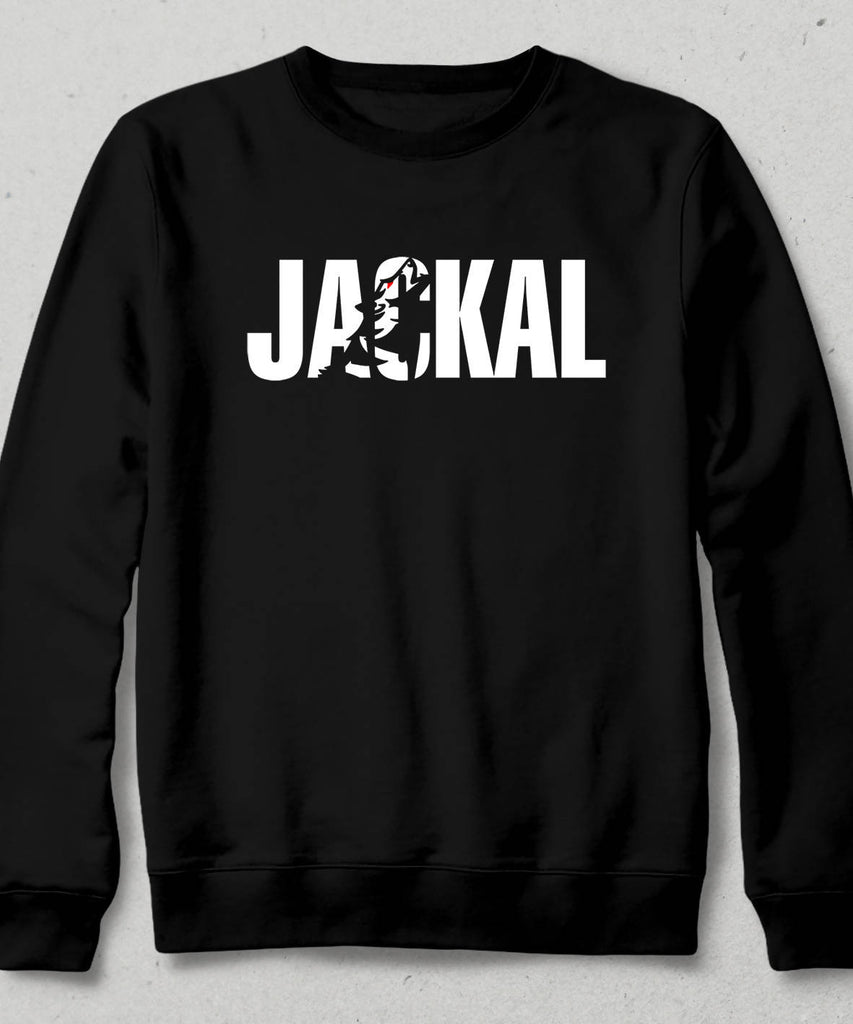 Jackal Siyah Sweatshirt - basmatik.com
