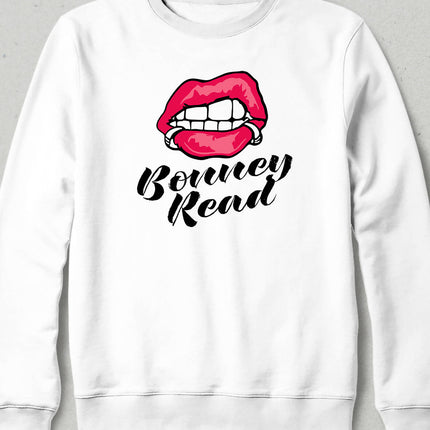 Dudaklar ve Piercing Sweatshirt - basmatik.com