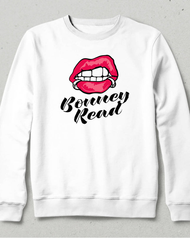 Dudaklar ve Piercing Sweatshirt - basmatik.com