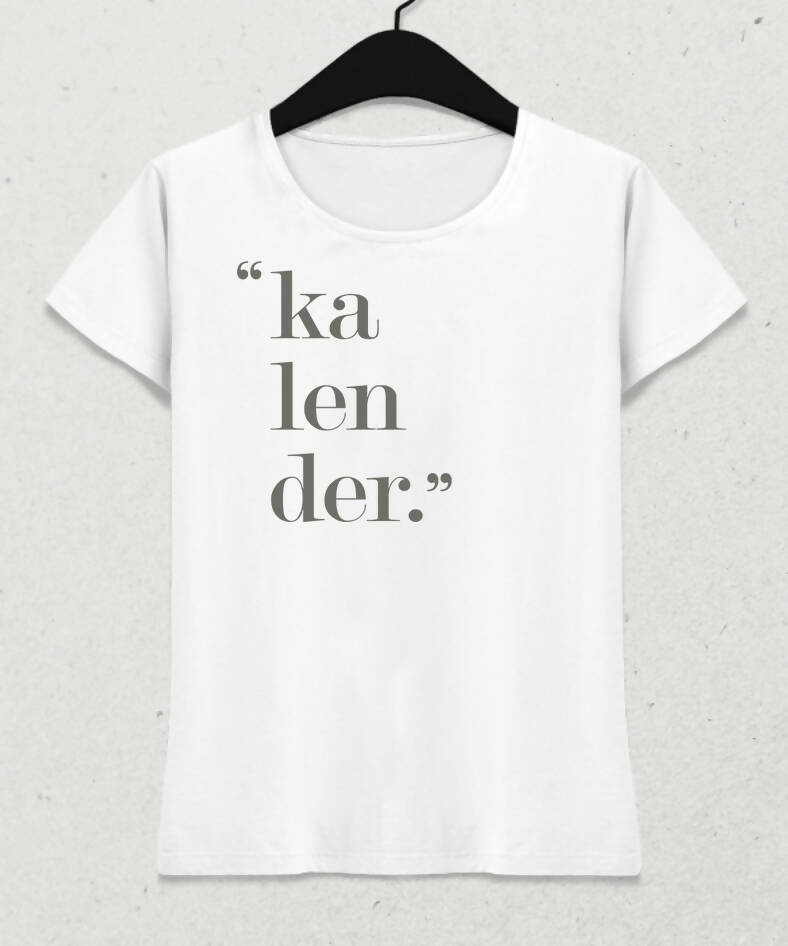 Kalender Women's T-Shirt