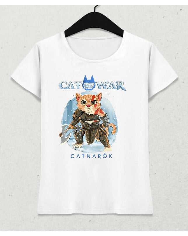 Cat Of War Kadın Tişört - basmatik.com